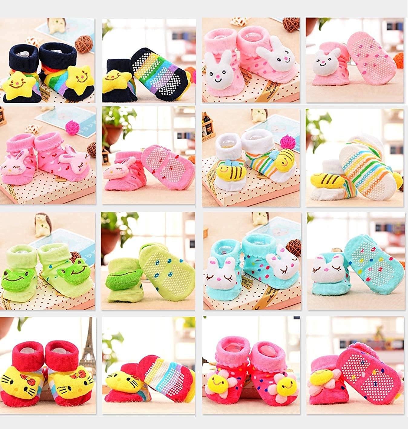 Cute Cartoon Newborn Baby Socks calcetines Kids